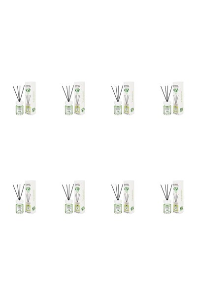 Eyfel Set 8x Odorizant de camera cu bete Eyfel, Iasomie, 120 ml