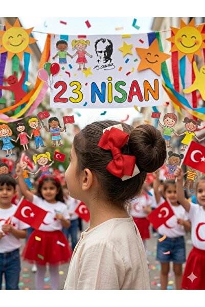 roseberry kırmızı kız çocuk toka özel gün bayram hediyelik