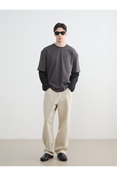 LC Waikiki Nevavm Standard Fit Gabardine Men's Trousers with a Difference