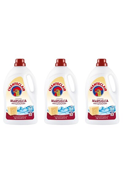 Chanteclair Set of 3x Marseille liquid laundry detergent, Chanteclair, 1575ml...