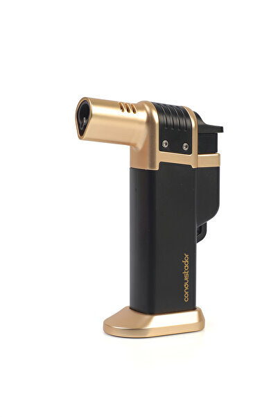 CONQUİSTADOR Luxury Single Torch Pürmüz Çakmak (Masa Tipi)