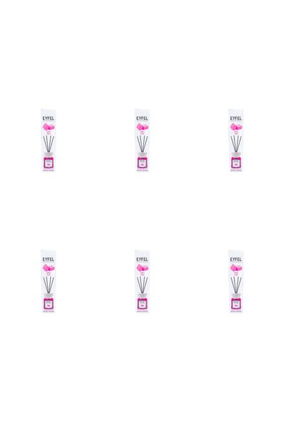 Eyfel Set 6x Odorizant de camera cu bete Eyfel, Bubble Gum, 120 ml
