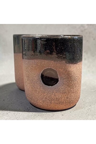 El Yapımı Stoneware Espresso Bardağı