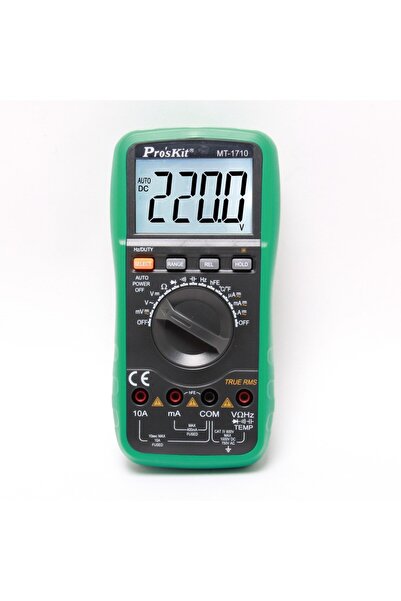 Proskit Ten,Proskit MT-1710 True RMS Dijital Multimetre, 3-3/4 Gerçek RMS Oto...