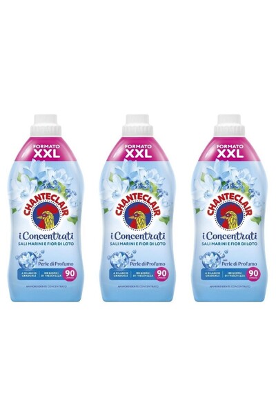 Chanteclair Set of 3x Chanteclair Sea Salts and Lotus Flowers Fabric Softener...