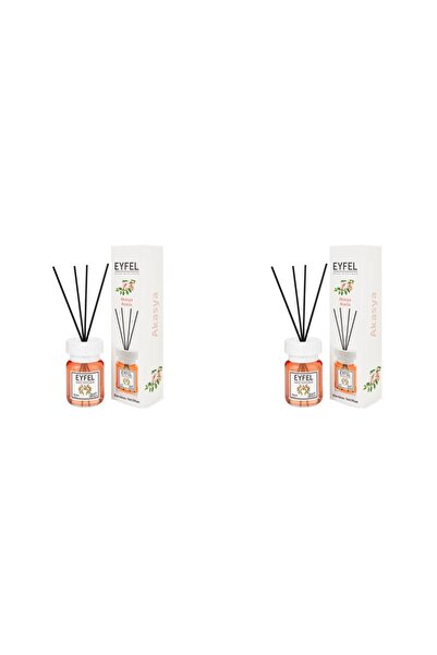 Eyfel Set of 2x Eyfel stick air freshener, Acacia, 120 ml