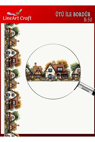 LİNEART B50 Bordür Rubon, Ütü Transfer 5*150 cm
