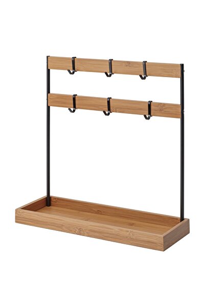 IKEA NÅLBLECKA Utensil rack, metal/bamboo for kitchen countertop, 38 x 13 x 3...