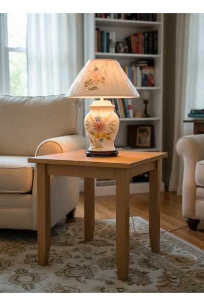 Markasız ucuz Vintage modeli desenli çiçek abajur