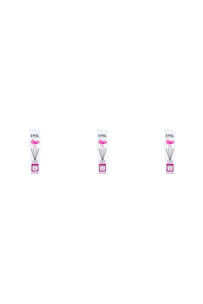 Eyfel Set 3x Odorizant de camera cu bete Eyfel, Bubble Gum, 120 ml