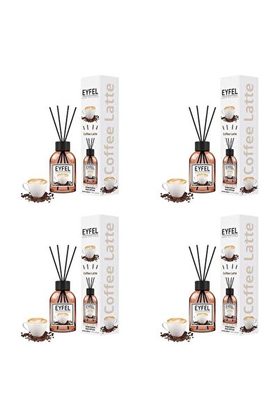 Eyfel Set 4x Odorizant de camera cu bete Eyfel, Cafea, 120 ml