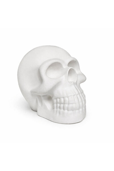 CREATIVITATEPLUS Figurina din ipsos Craniu 3D, 10x8x7cm