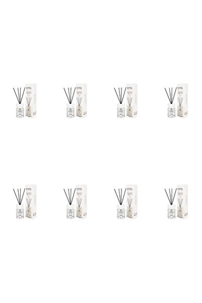 Eyfel Set 8x Odorizant de camera cu bete Eyfel, Bumbac, 120 ml