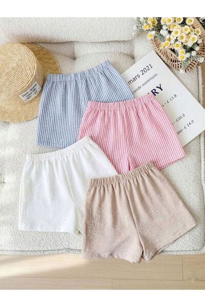 LOUİSA Σορτς - Πολύχρωμο - Ελαστικό