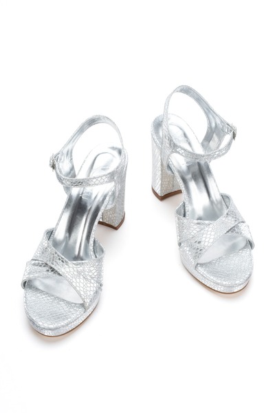 Blacktavern Επίσημα παπούτσια - Ασημί - Μεσαία τακούνια (5-9 cm)