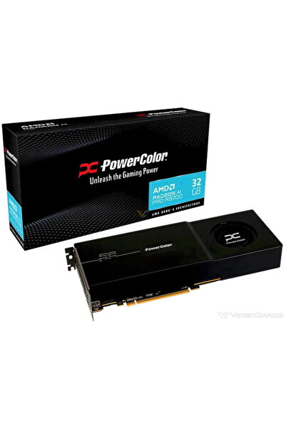 POWERCOLOR Placa Video AI PRO R9700 32G-B