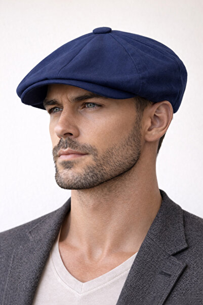 Rupen Kraft Καλοκαιρινό λινό καπέλο Peaky Blinders με επένδυση και ελαστικό σ...