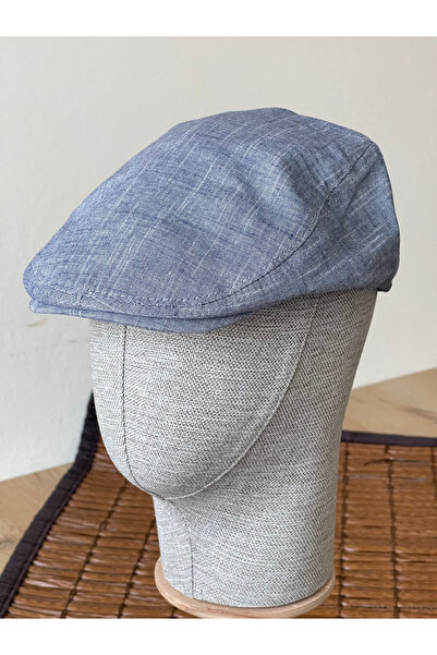 Rupen Kraft Καλοκαιρινό λινό καπέλο London με επένδυση και ελαστικό στο πίσω ...