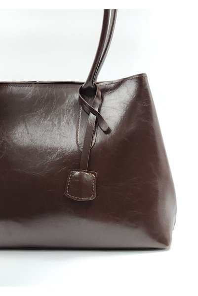TUESFA Women's Shoulder Bag Quality Faux Leather 3 Compartment Bag