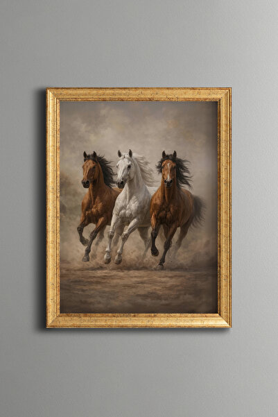 epiqart Run of Freedom – Vintage Patterned Frame – Slim Model