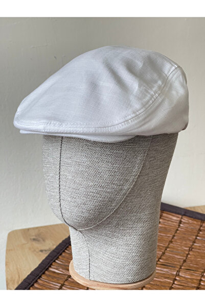 Rupen Kraft Καλοκαιρινό λινό καπέλο London με επένδυση και ελαστικό στο πίσω ...