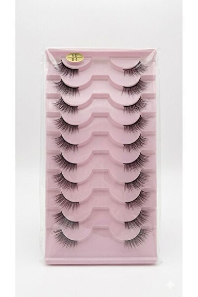 hulyabeauty TAKMA KİRPİK 10 ÇİFT 10LU YAPIŞTIRICI HEDİYELİ