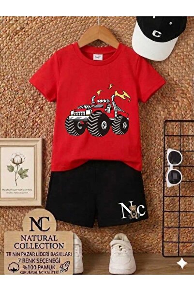 Nice Clothes Seturi bluză și pantaloni - Roșu - Scurt