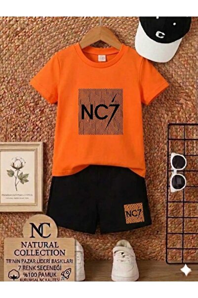 Nice Clothes Σετ δύο τεμαχίων - Πορτοκαλί - Σύντομο