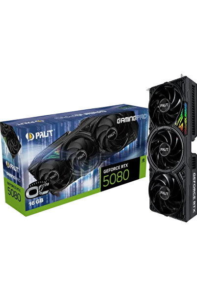 PALIT Placa Video GeForce RTX 5080 GamingPro OC