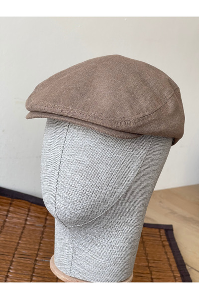 Rupen Kraft Καλοκαιρινό λινό καπέλο London με επένδυση και ελαστικό στο πίσω ...