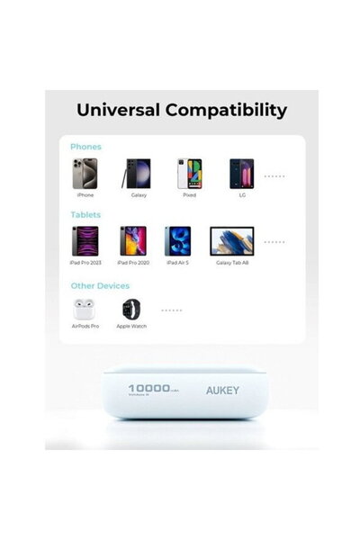 AUKEY PowerBank PB-Y55 MINI 10000mAh 22.5W 2xUSB |   PD QC