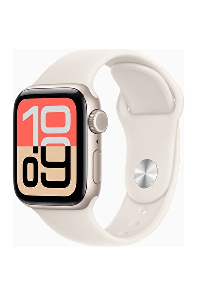 Apple Smartwatch Watch SE 3 GPS+Cellular 40mm Carcasă din aluminiu Starlight ...