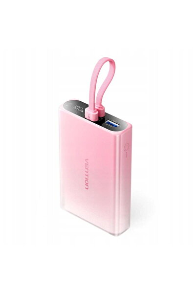 Vention Baterie externă de 10000mAh cu afișaj LED, USB-C + Lightning + USB-A,...