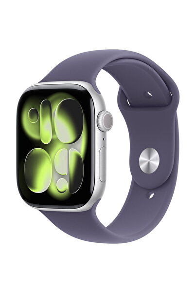 Apple Smartwatch Seria 11 GPS+Cellular 46mm Carcasă din aluminiu argintie cu ...