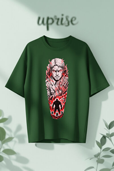 Vordevia T-Shirt - Πράσινο - Oversize