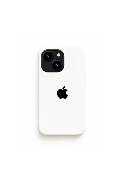 DEMİNA iPhone 14 Plus / 15 Plus Uyumlu Logolu İçi Kadife Lansman Kılıf
