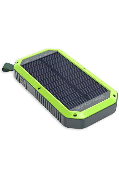 realpower Baterie Externa PB-10000 Solar Negru 10.000mAh
