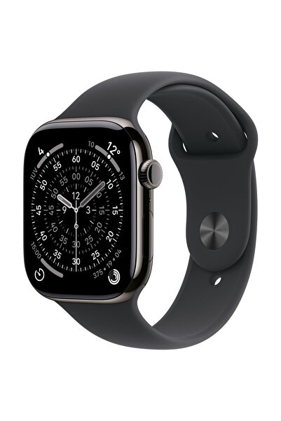 Apple Smartwatch Ceas inteligent Watch Series 11, 64 GB, negru, S/M, rezisten...