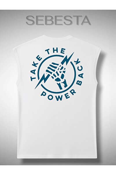 Sebesta Fashion Take the Power Back Printed Cotton 0-Neck Premium Oversize Sp...