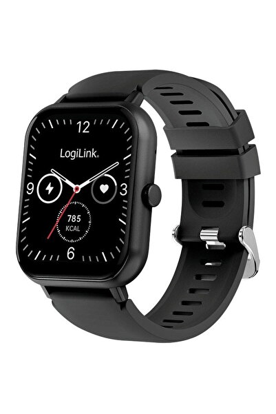 LogiLink Smartwatch, LogiLink, 1.83 inch, IP68, Bluetooth 5.2, black