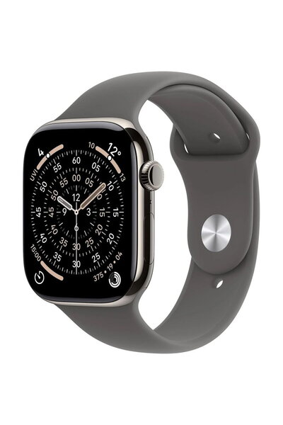 Apple Smartwatch Ceas inteligent Watch S11 Cellular, 46mm, titan, gri, S/M