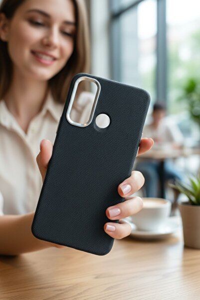 batuteknoloji Realme 5İ-6İ-C3 İç Yüzeyi Kadife Many BTU Silikon Kapak