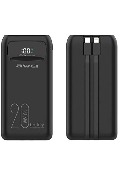 AWEI Baterie externă 20000mAh P169 K 22,5W USB-C+Cablu Apple