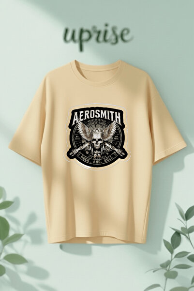 Vordevia T-Shirt - Μπεζ - Oversize