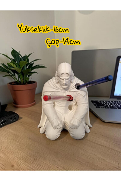 MT STUDİO Movie Scene Themed Decorative Figure Pen Holder Organizer Office De...