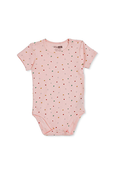 ebebek Hello Baby HelloBaby Kız Bebek Body Çıtçıtlı Yaka Short Sleeve