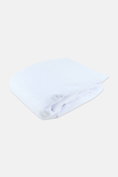 COTTON HOME واقي مرتبة من صوف الكورال، أبيض اللون