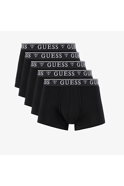 Guess Njfmb Trunk Organic Lightetch Erkek Siyah 5'Li Boxer Paketi