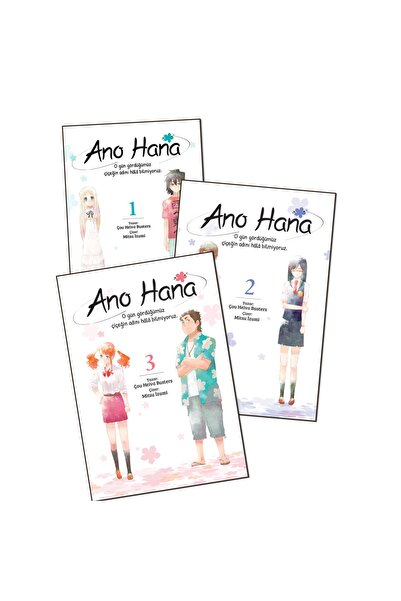 Komik Şeyler Ano Hana 1-2-3. Ciltler