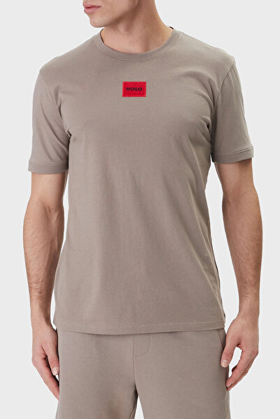 HUGO Pamuklu Regular Fit Logolu Bisiklet Yaka T Shirt Erkek T SHİRT 50447978 237